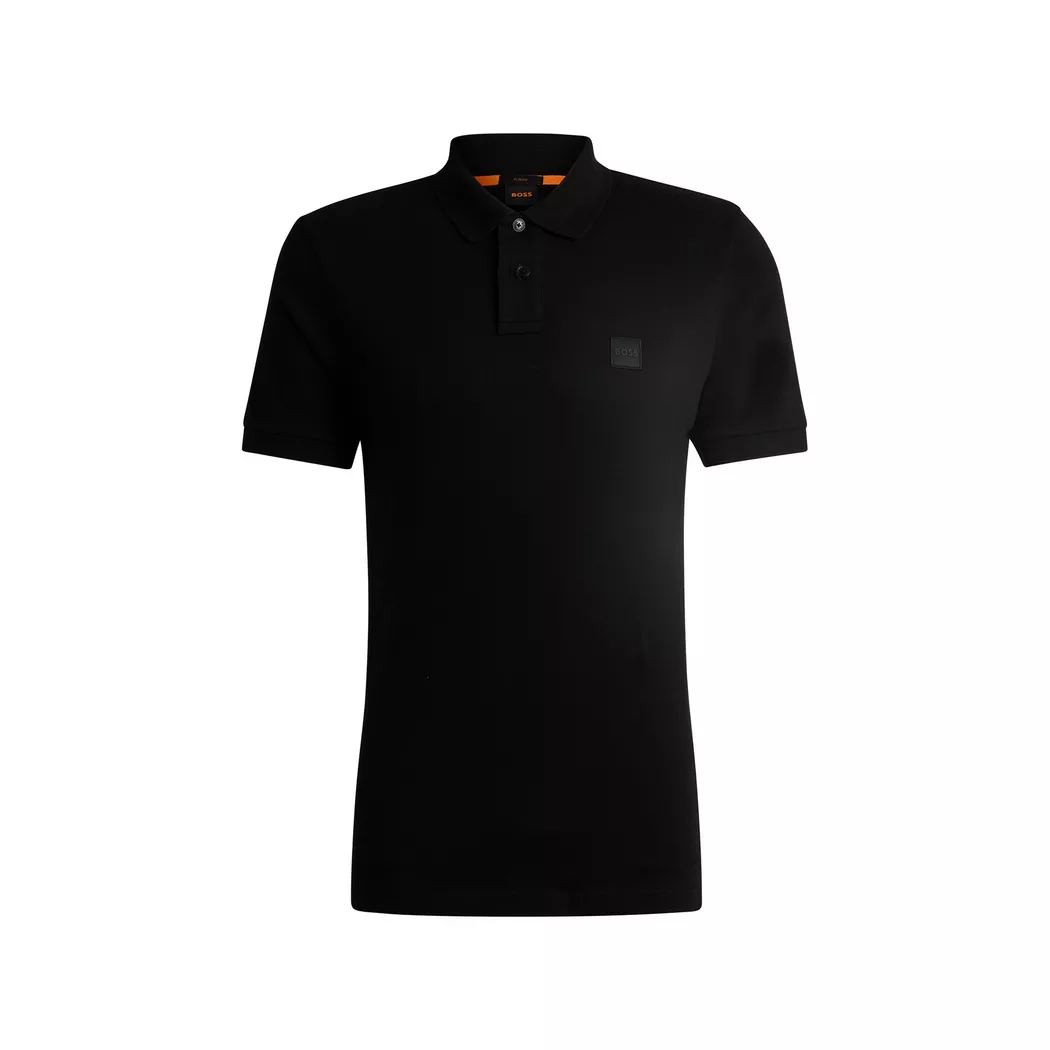 Boss pour homme. 50507803 Polo passager noir (XXL), Casuel, Coton, Manche courte