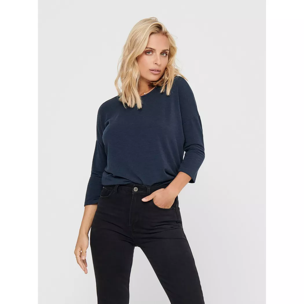Only - Top, für Damen, Dunkelblau, Größe S