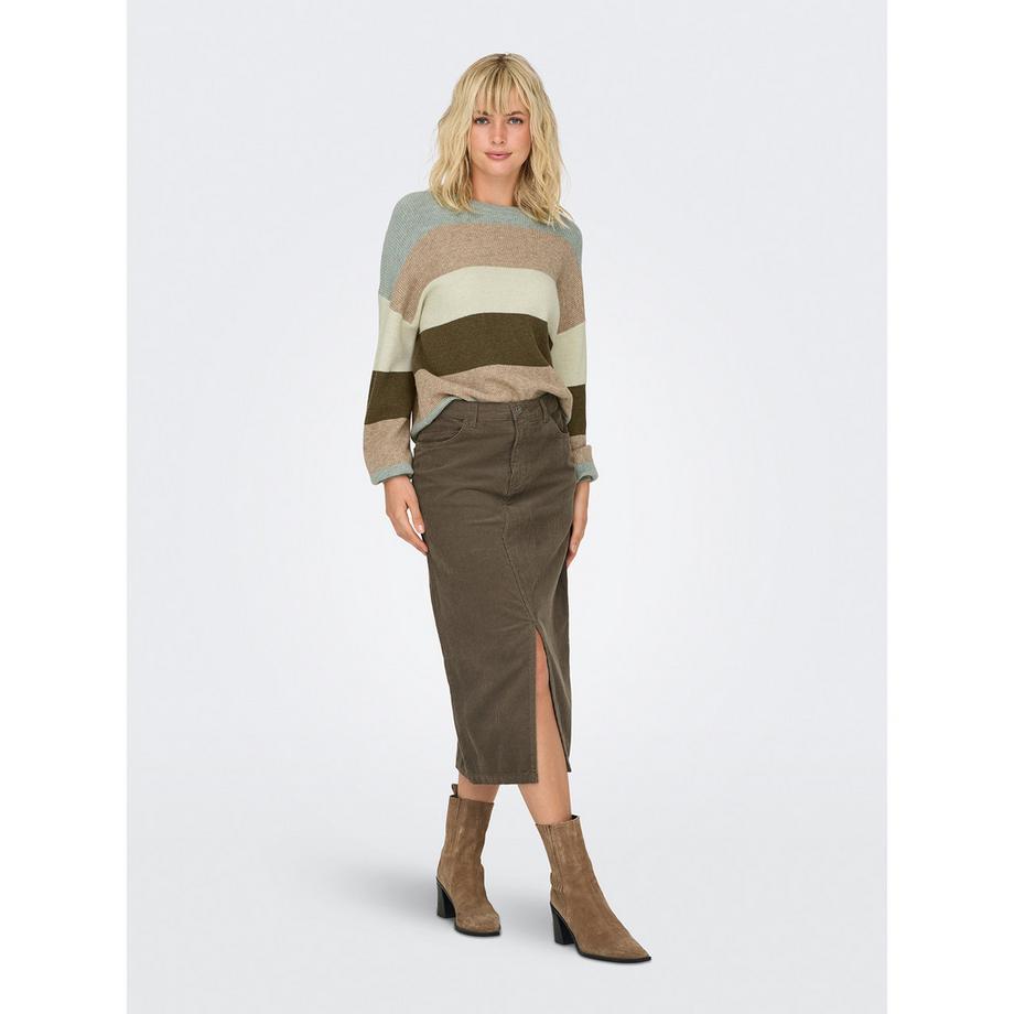 ONLY Gestreifter Strickpullover  