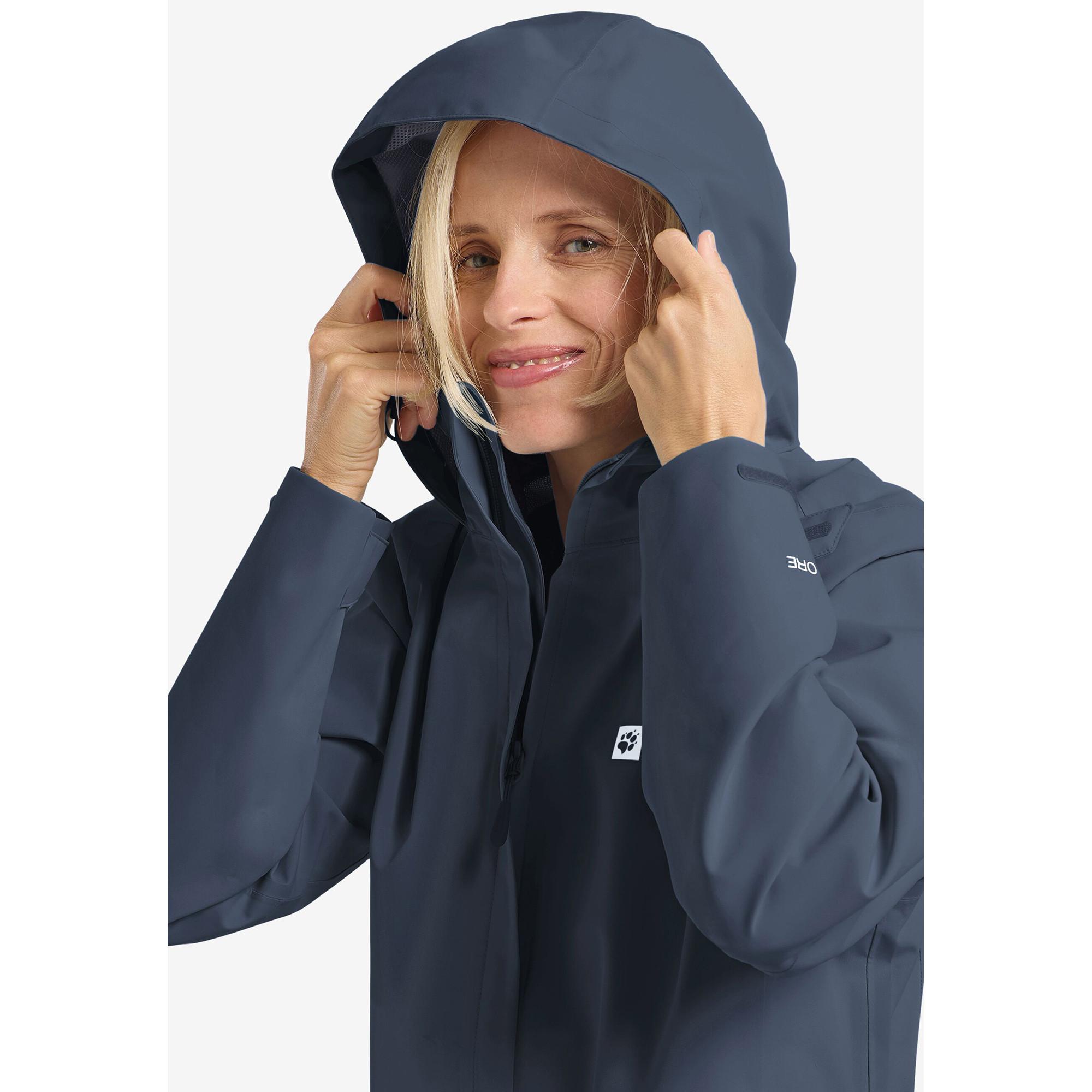 Jack Wolfskin Trailtime 2L Jkt W Trekkingjacke mit abnehmbarer Kapuze 