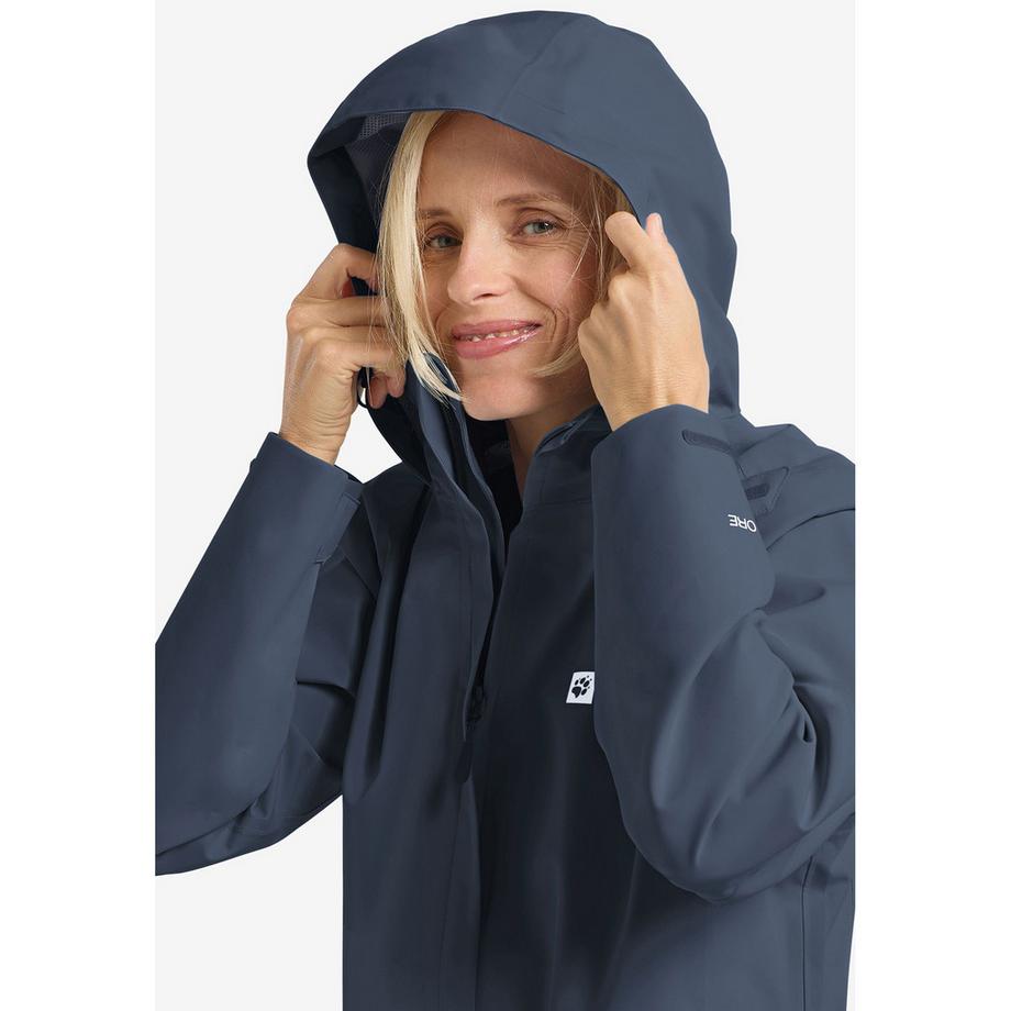 Jack Wolfskin Trailtime 2L Jkt W Giacca da trekking cappuccio staccabile 