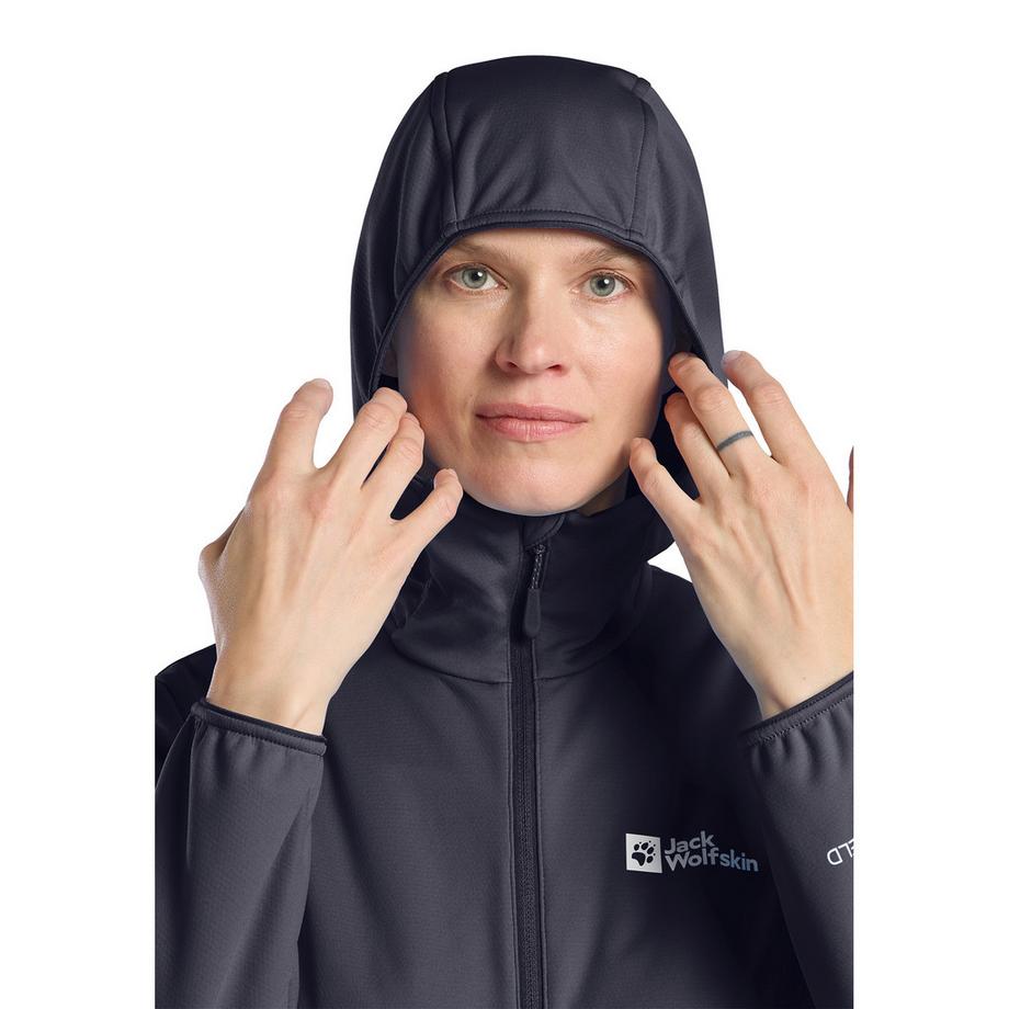 Jack Wolfskin Feldberg Hoody W Fleecejacke mit Kapuze 
