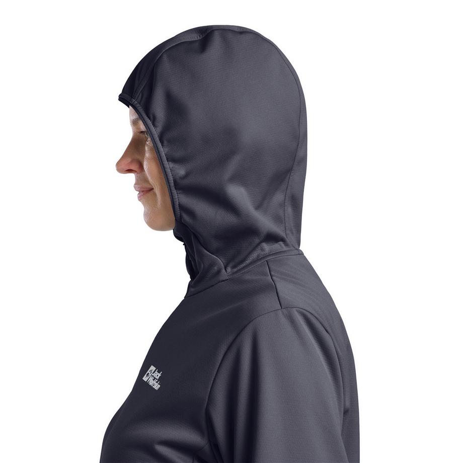 Jack Wolfskin Feldberg Hoody W Fleecejacke mit Kapuze 