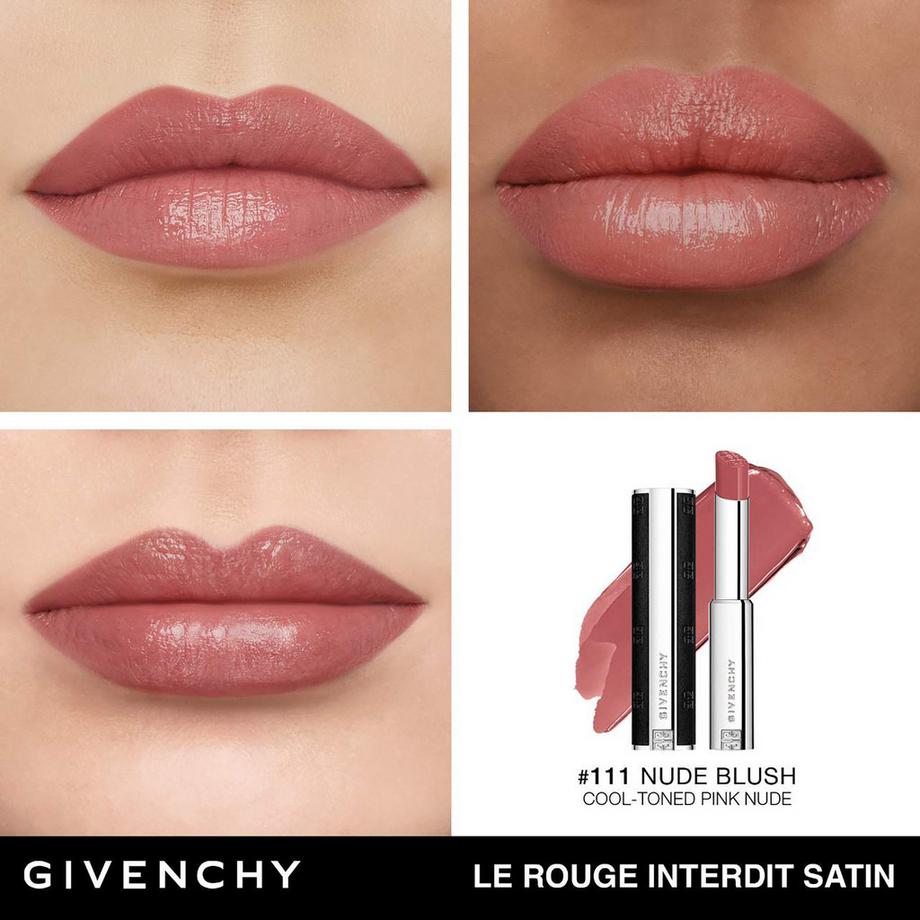 GIVENCHY  Le Rouge Interdit Satin - Satin-Finish Lippenstift 