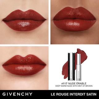 GIVENCHY  Le Rouge Interdit Satin - Rouge à Lèvres Fini Satin 