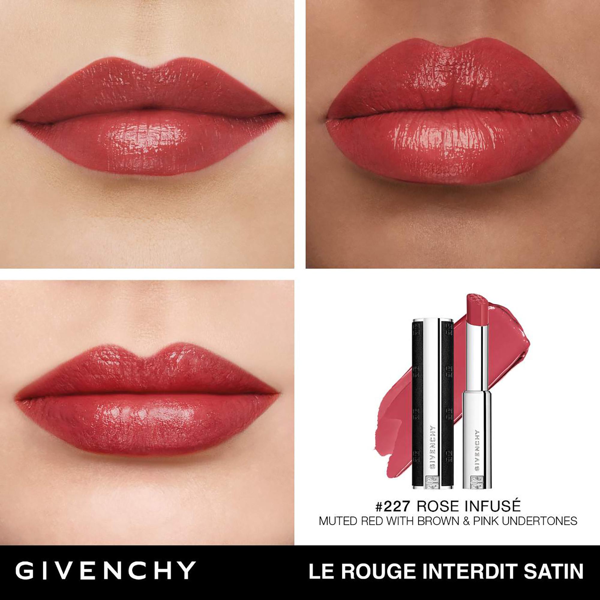 GIVENCHY  Le Rouge Interdit Satin - Rouge à Lèvres Fini Satin 