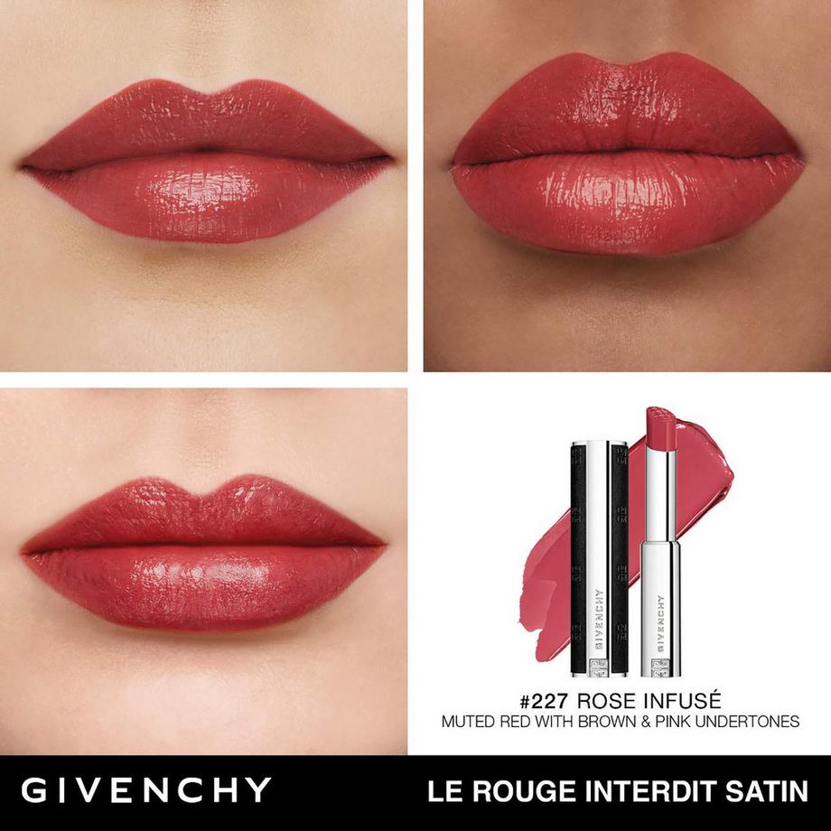 GIVENCHY  Le Rouge Interdit Satin - Satin-Finish Lippenstift 
