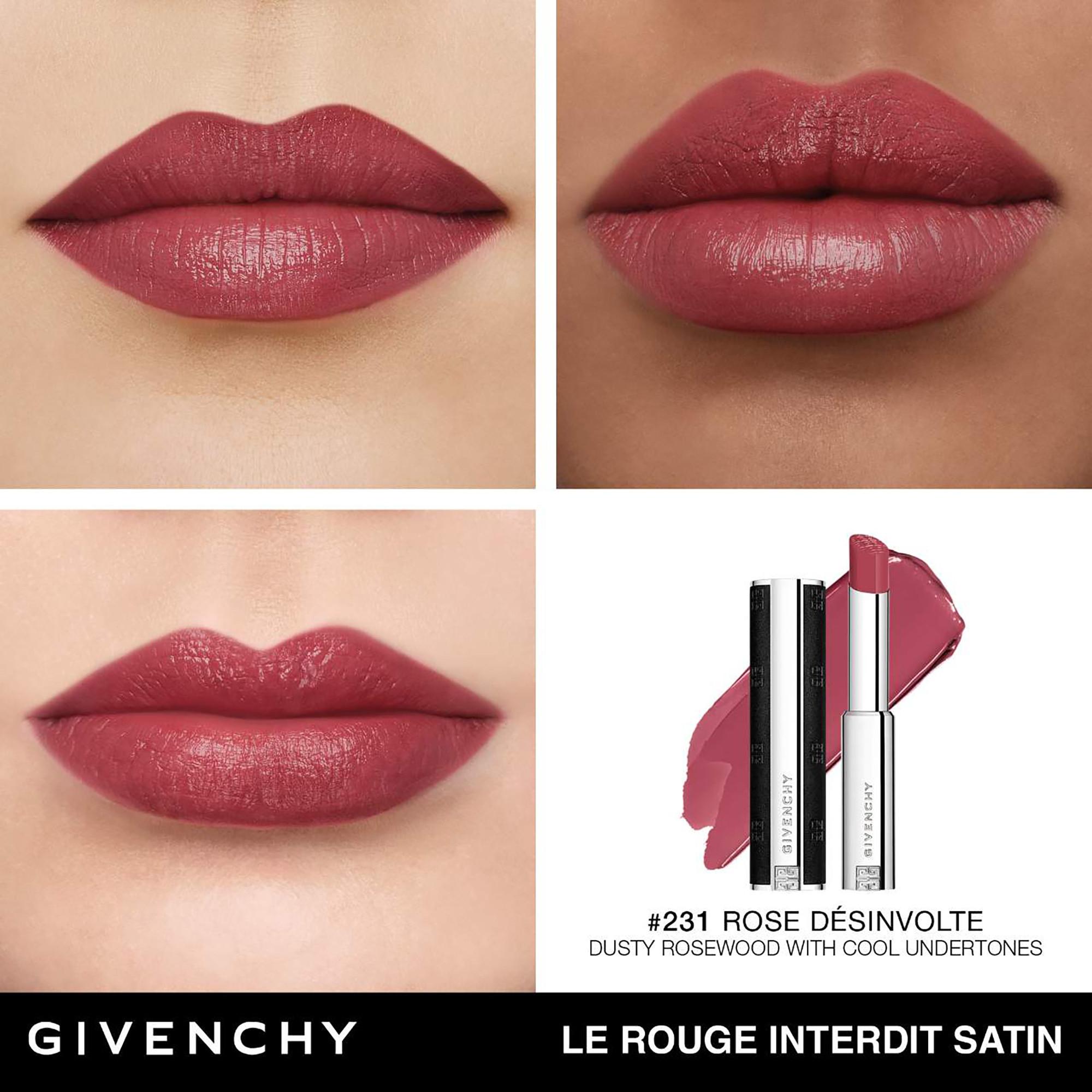 GIVENCHY  Le Rouge Interdit Satin - Satin-Finish Lippenstift 