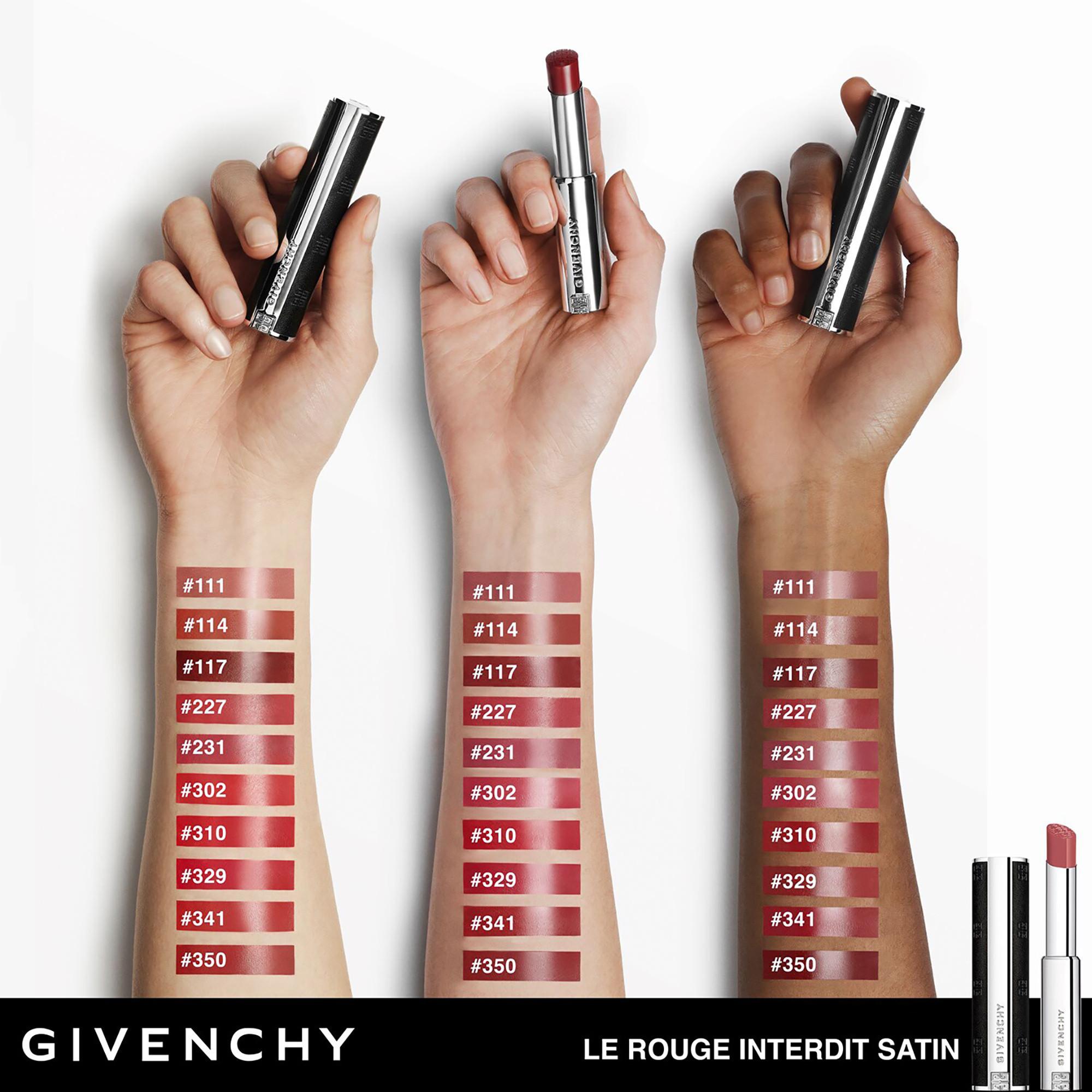 GIVENCHY  Le Rouge Interdit Satin - Rouge à Lèvres Fini Satin 