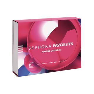 SEPHORA FAVORITES  Adventskalender - 26 Produkte für Make-up, Pflege, Haarpflege und Parfum 