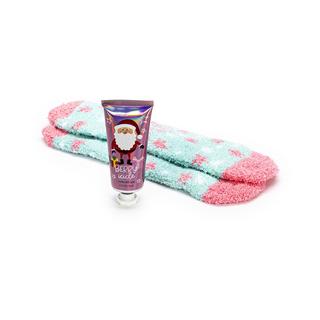 Simple Pleasures  Set Calze + Crema Piedi Rosa 