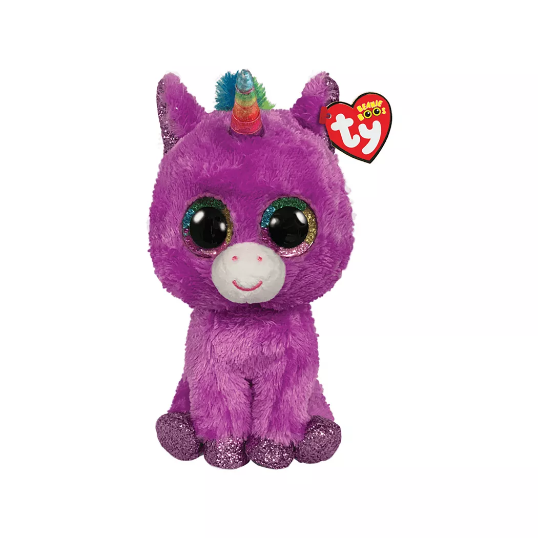 Ty - Lila Einhorn Rosette, 15cm