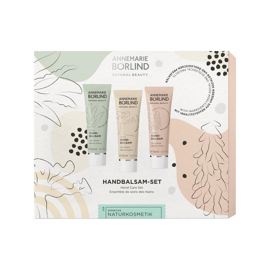 Ensemble de soins des mains nourrissant