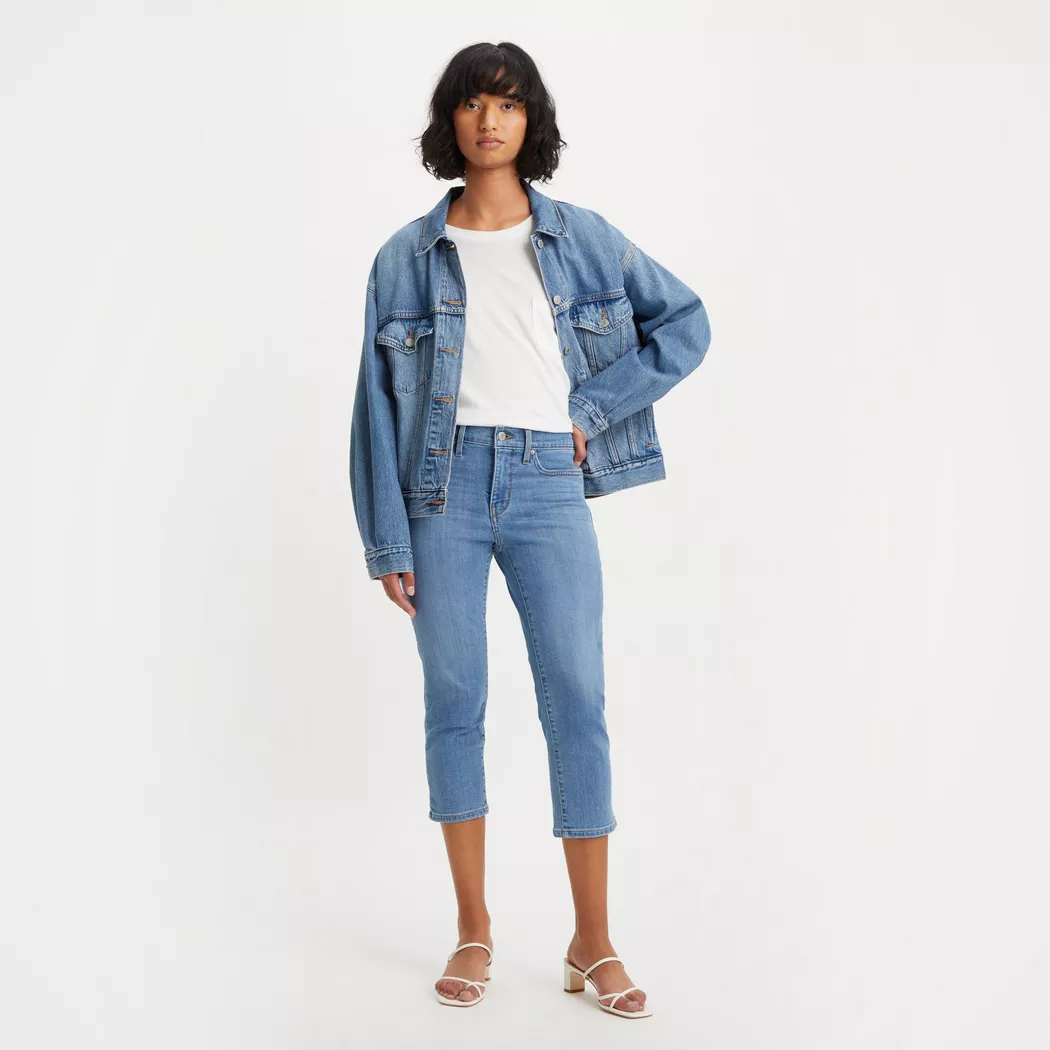 Levi's® - Caprihosen, für Damen, Blau Denim, Größe 25