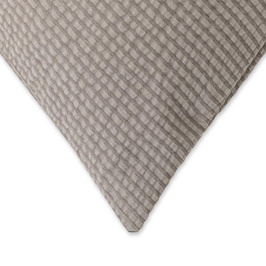 Manor Gala Taie d'oreiller Seersucker  