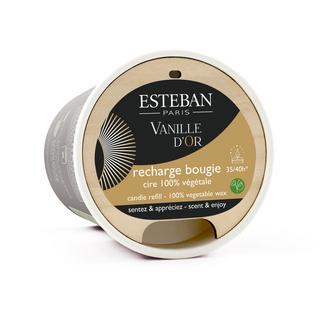 ESTEBAN Recharge pour bougie parfumée VANILLE D'OR 