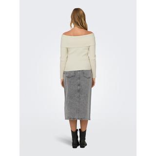 ONLY Gerippter Off Shoulder Pullover  