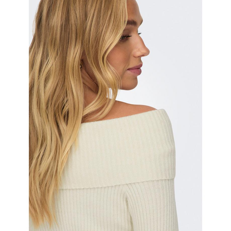 ONLY Pullover a costine con spalle scoperte  