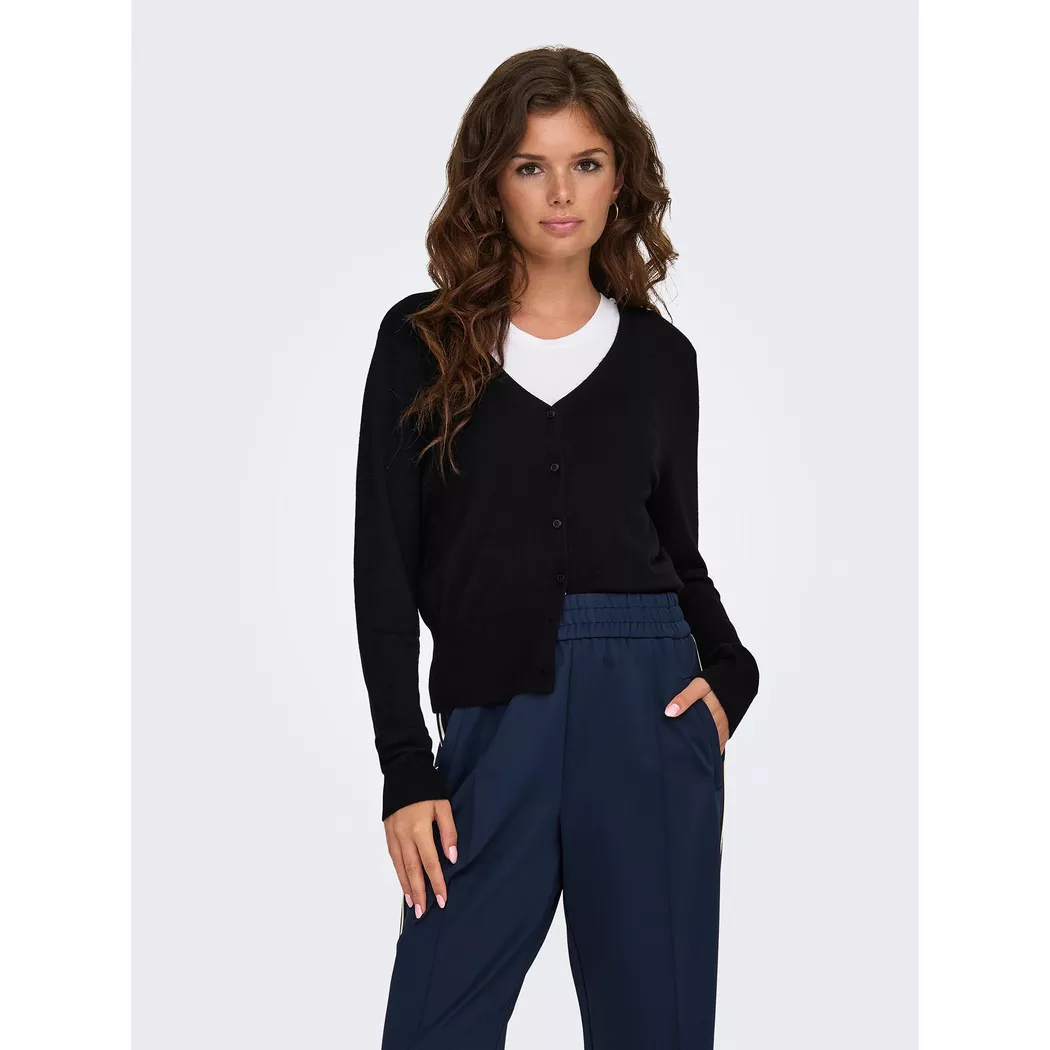 Only - Cardigan, langarm, für Damen, Black, Größe XL