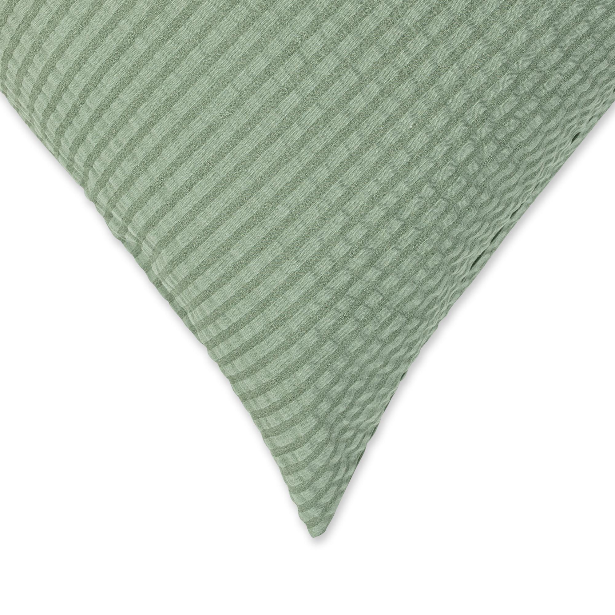 Manor Gala Taie d'oreiller Seersucker  