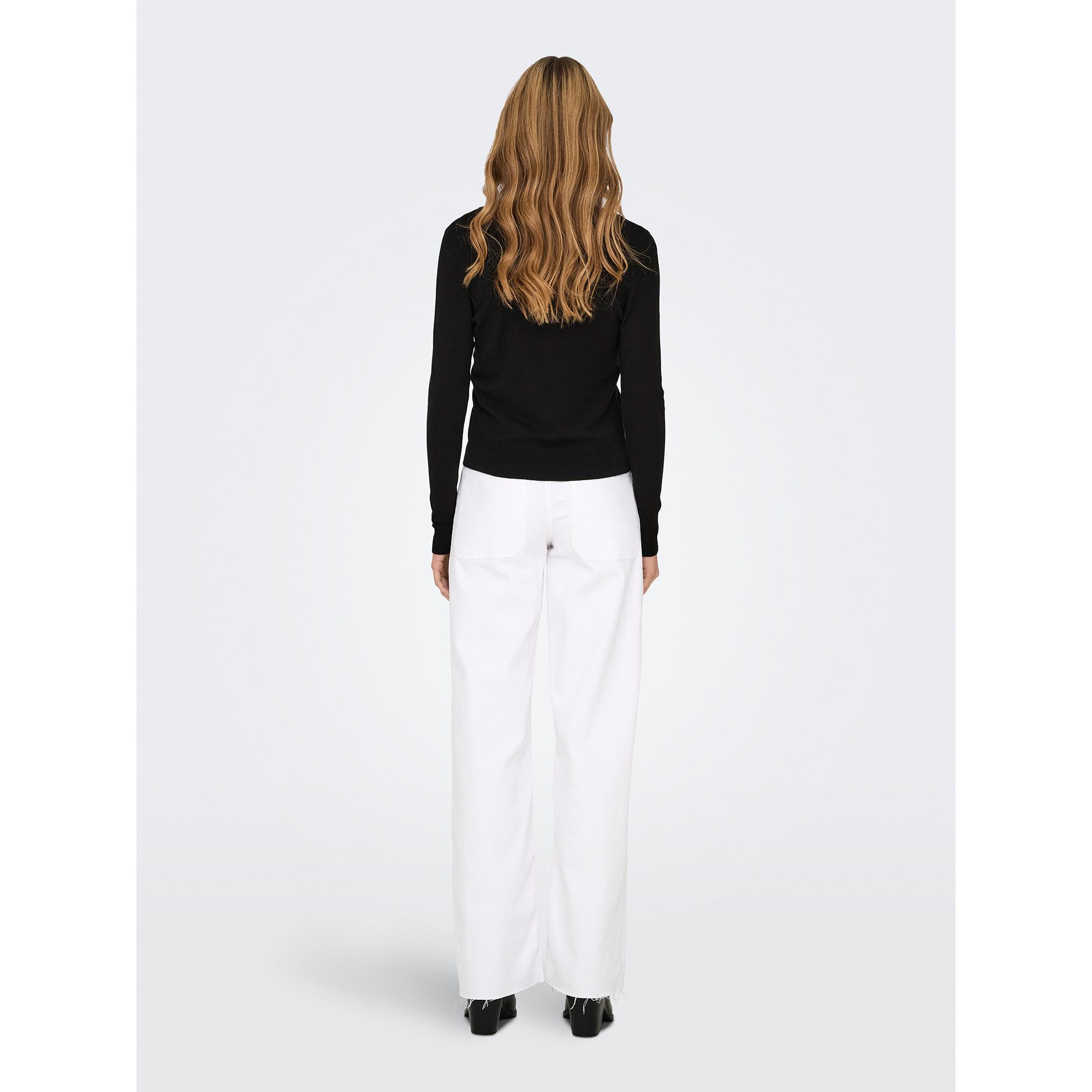 ONLY Pullover V-Ausschnitt Langarm  