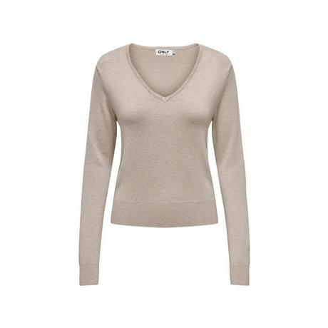ONLY Pullover V-Ausschnitt Langarm  