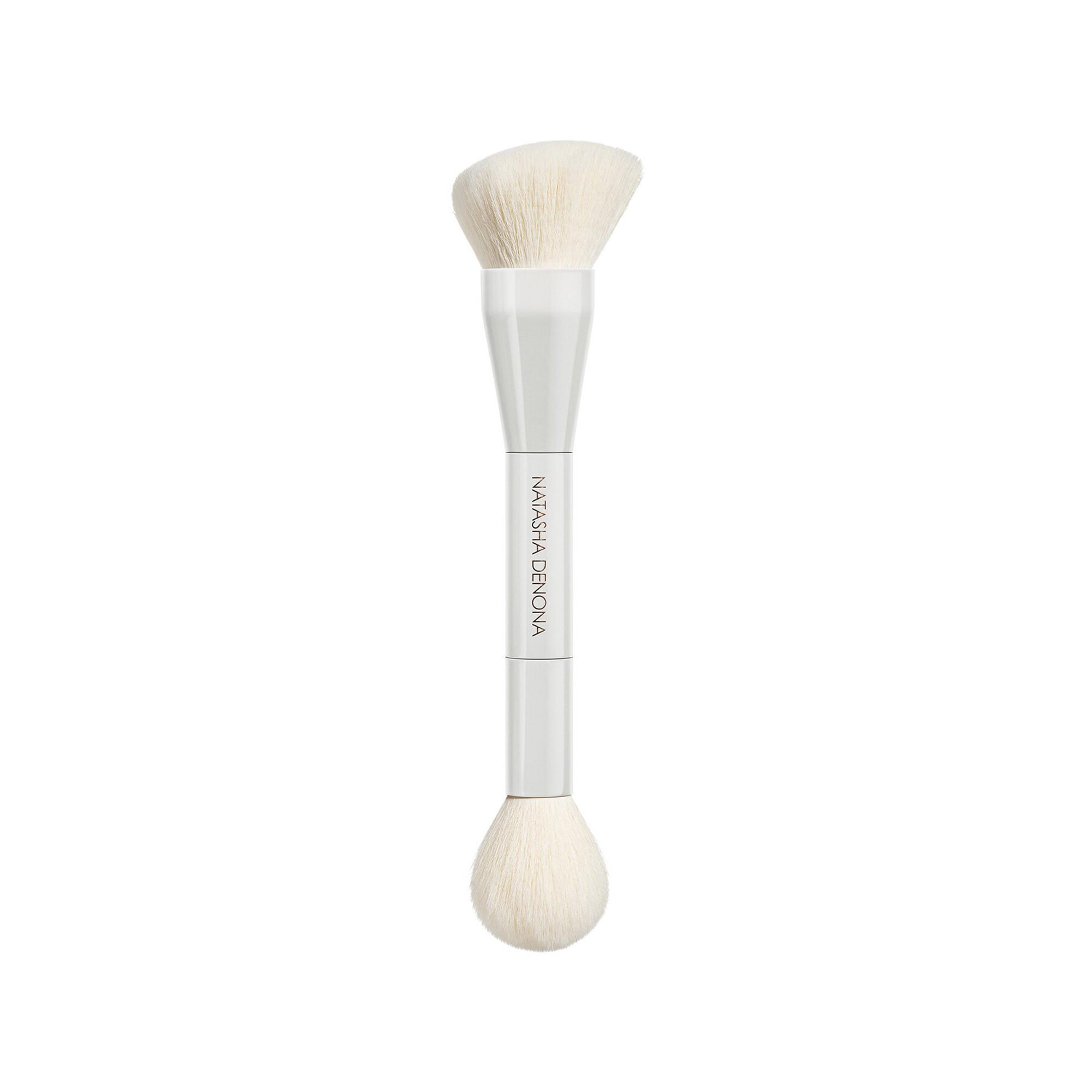 NATASHA DENONA  HY-GEN FACE BRUSH - Pennello a doppia estremità per viso e per illuminante 