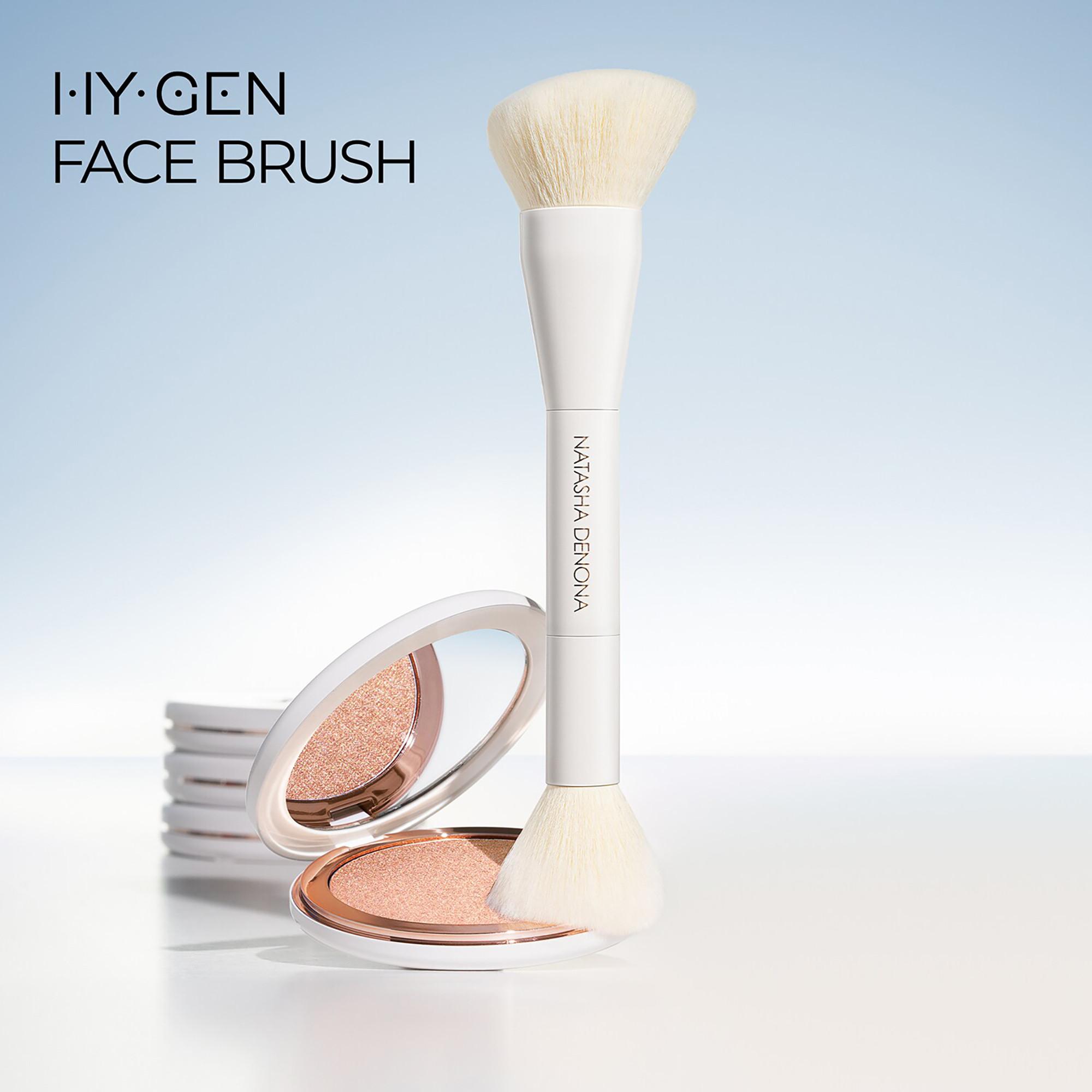 NATASHA DENONA  HY-GEN FACE BRUSH - Gesichts- und Highlighterpinsel mit zwei Enden 