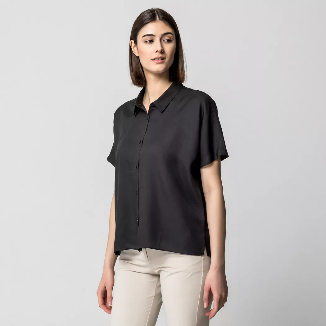 Manor Woman - Bluse, für Damen, Black, Größe 46