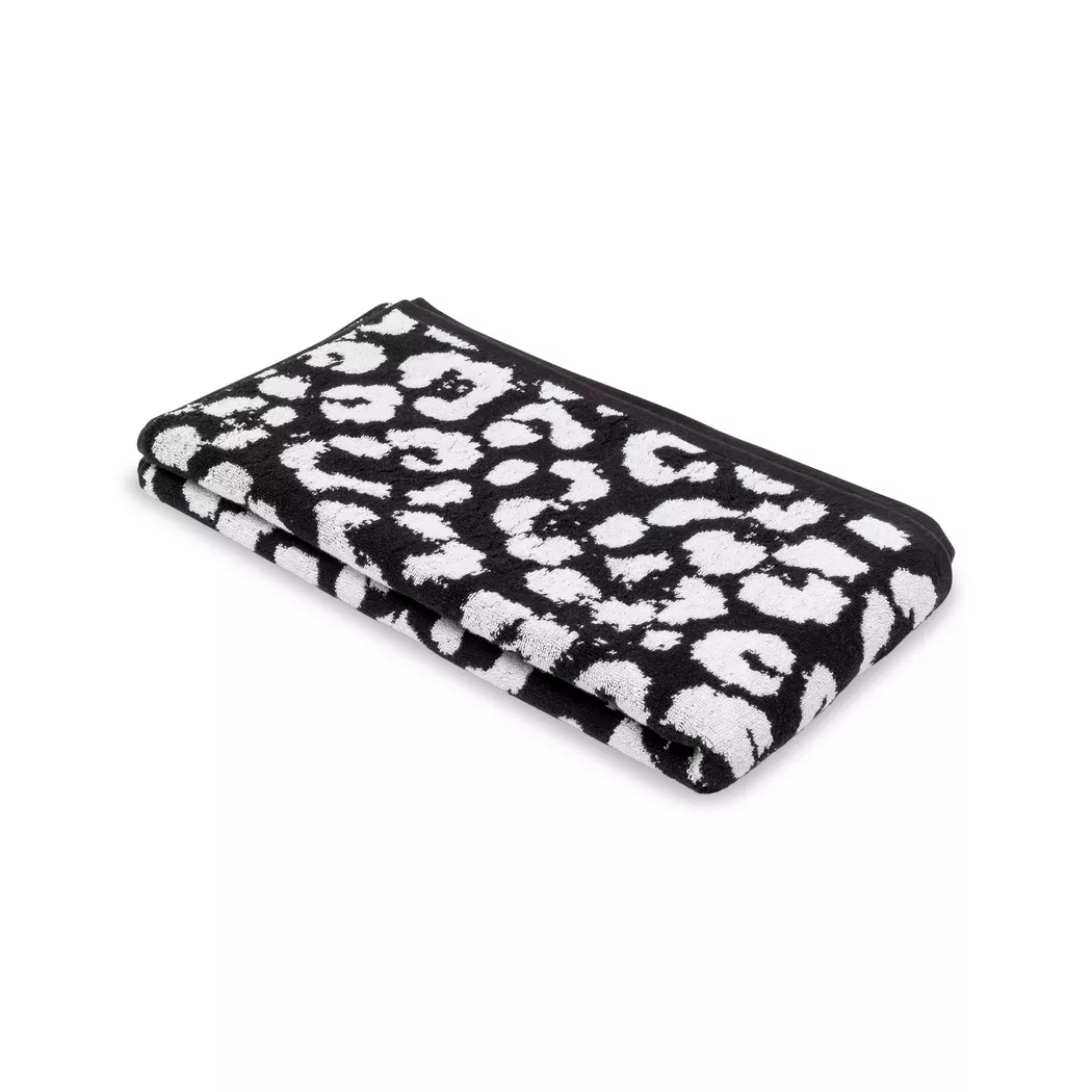 Manor Bath Towel Black/White 100x150 cm