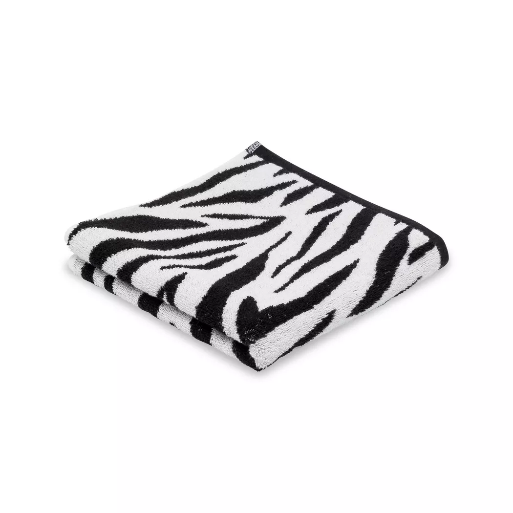 Manor Handtuch Towel Black/White 50x100 cm