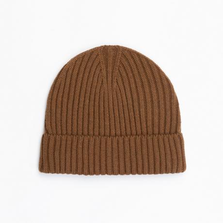 Manor Man Bonnet en maille côtelée  