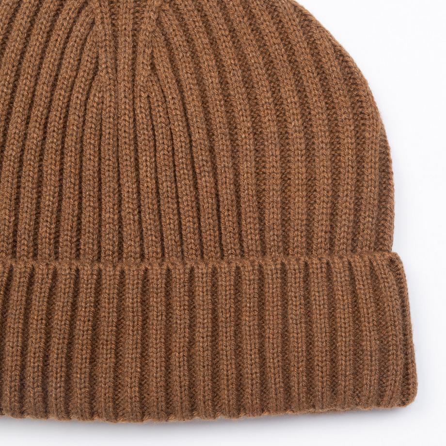 Manor Man Bonnet en maille côtelée  