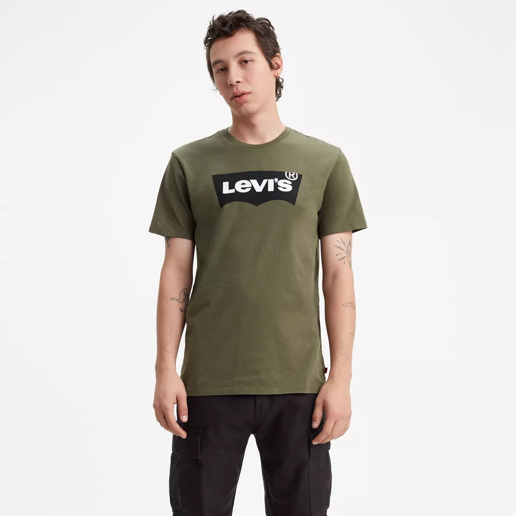 Levi's® - T-Shirt, Regular Fit, kurzarm, für Herren, Khaki, Größe XXL