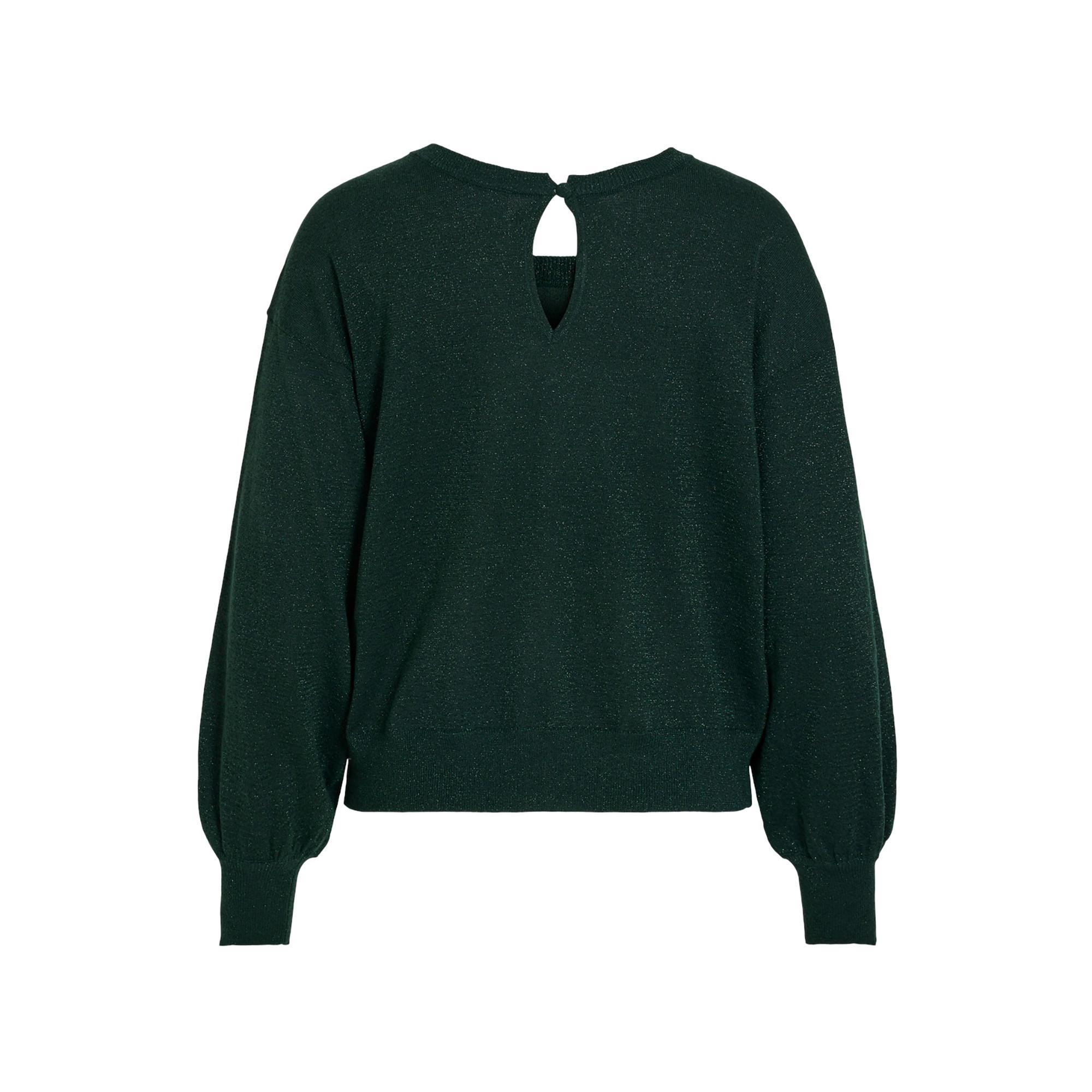 VILA Pull avec effet pailleté et détails boutonnés  