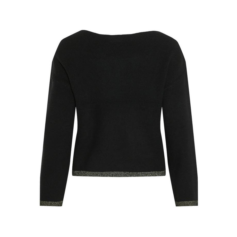 VILA Maglione Scollo a Barca Maniche Lunghe  