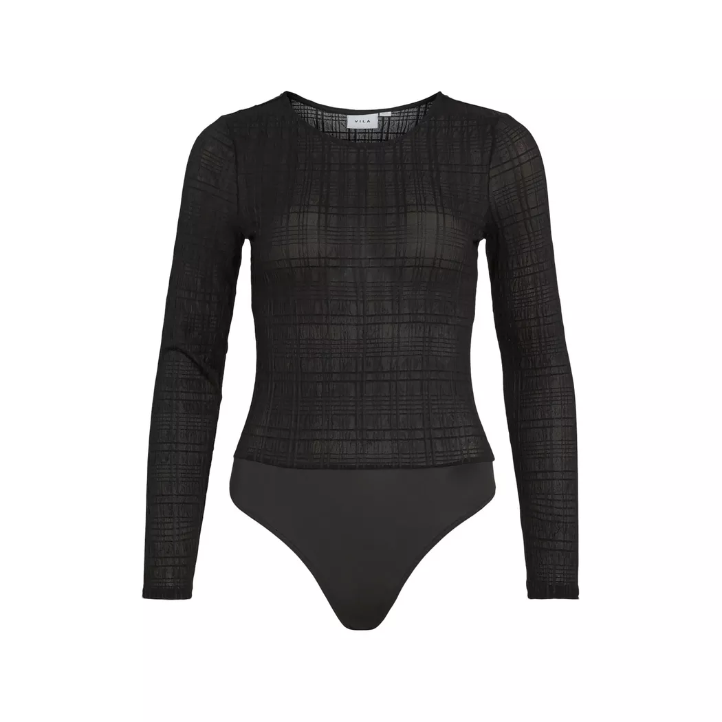 VILA - Babydoll, für Damen, Black, Größe L