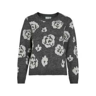 VILA Pull Jacquard Motif Floral  