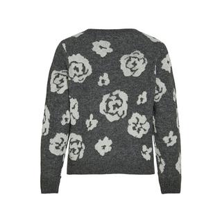 VILA Pull Jacquard Motif Floral  