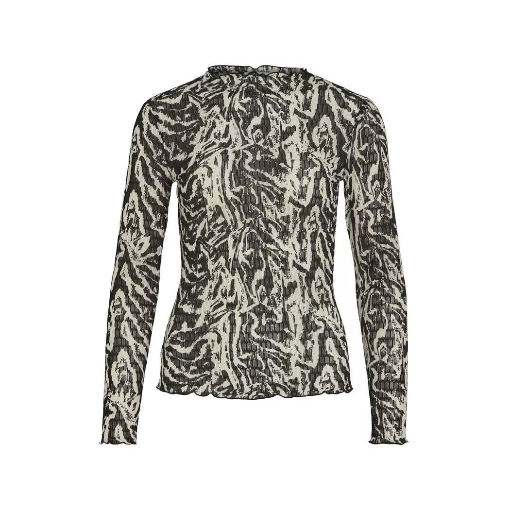 VILA - T-Shirt, für Damen, Schwarz/Weiss, Größe XS