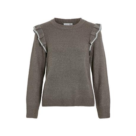 VILA Glitzer Strickpullover  