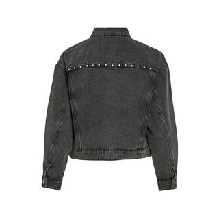 VILA Jeansjacke mit Knöpfen  