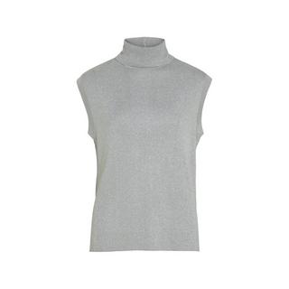 VILA Gilet Senza Maniche Collo Alto Effetto Glitter  