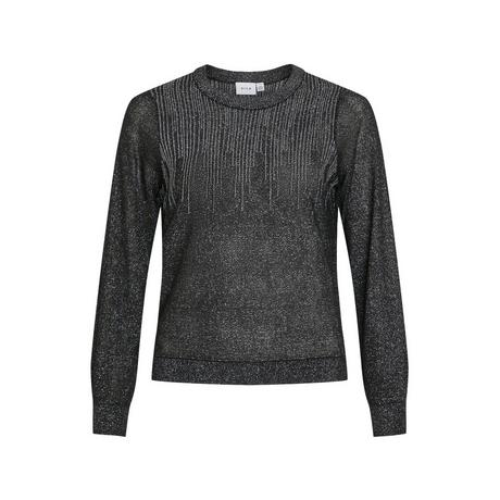 VILA Glitzer Strickpullover  