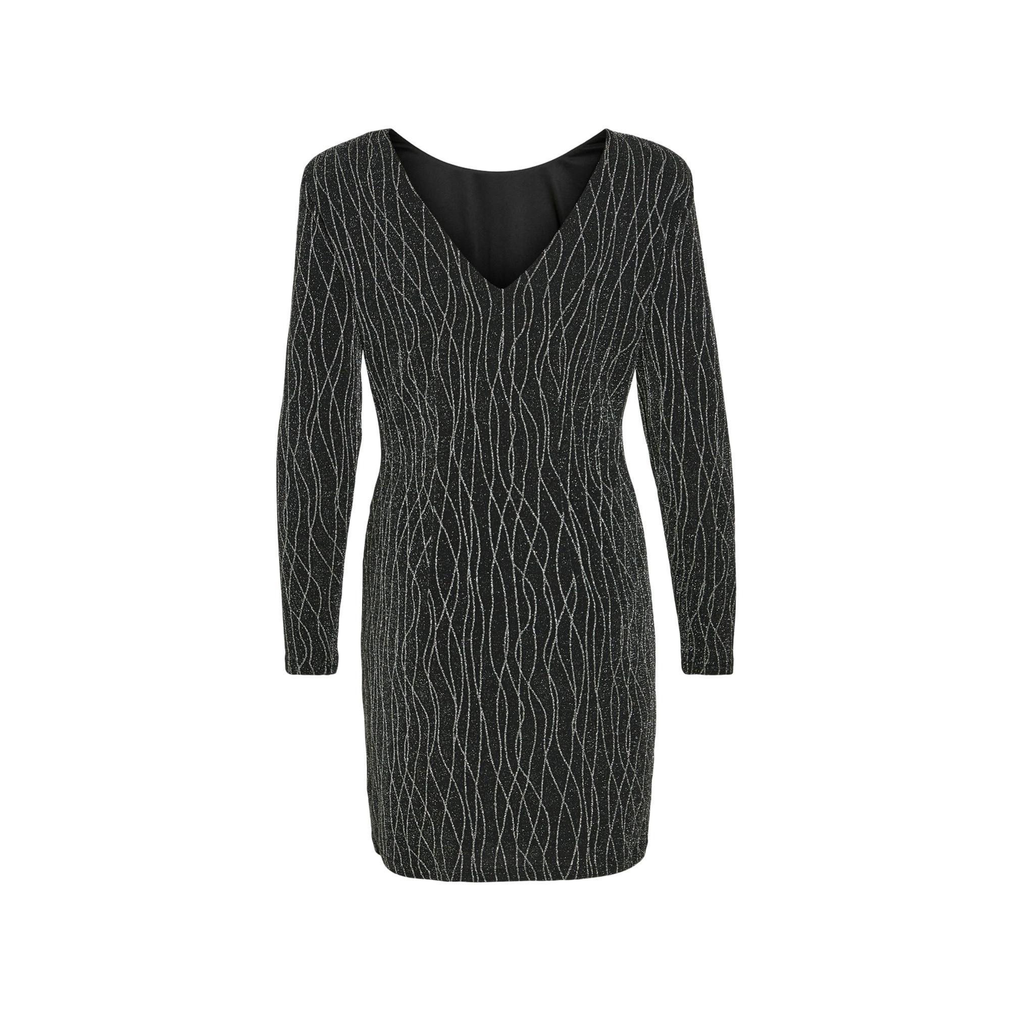 VILA Robe courte à manches longues  