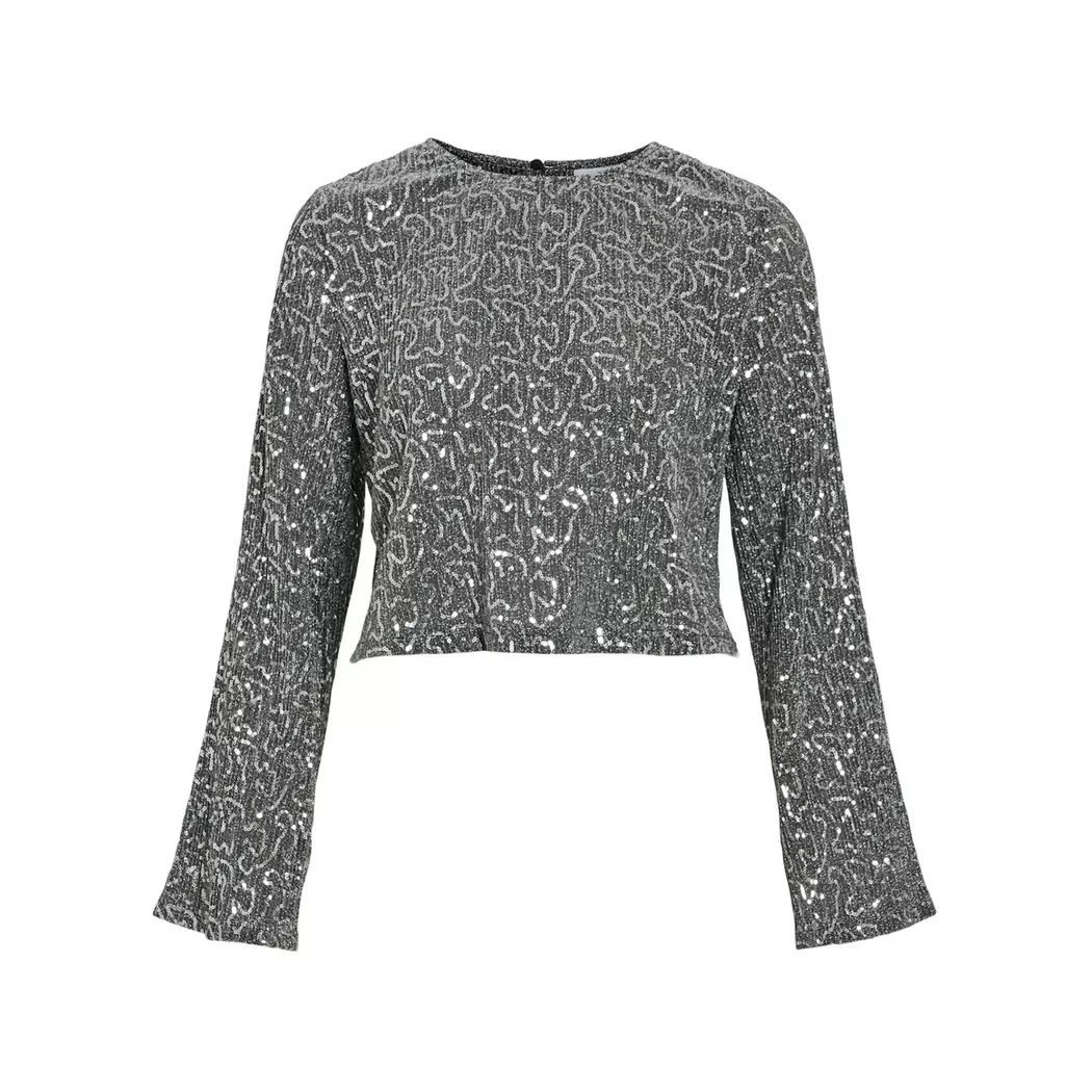 VILA - Top, für Damen, Silber, Größe 38