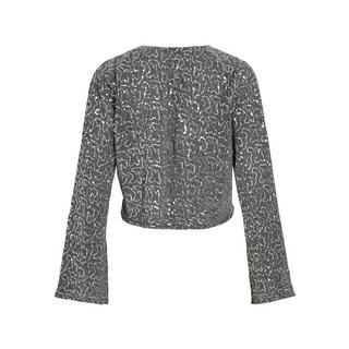 VILA Pailletten Langarm Top  