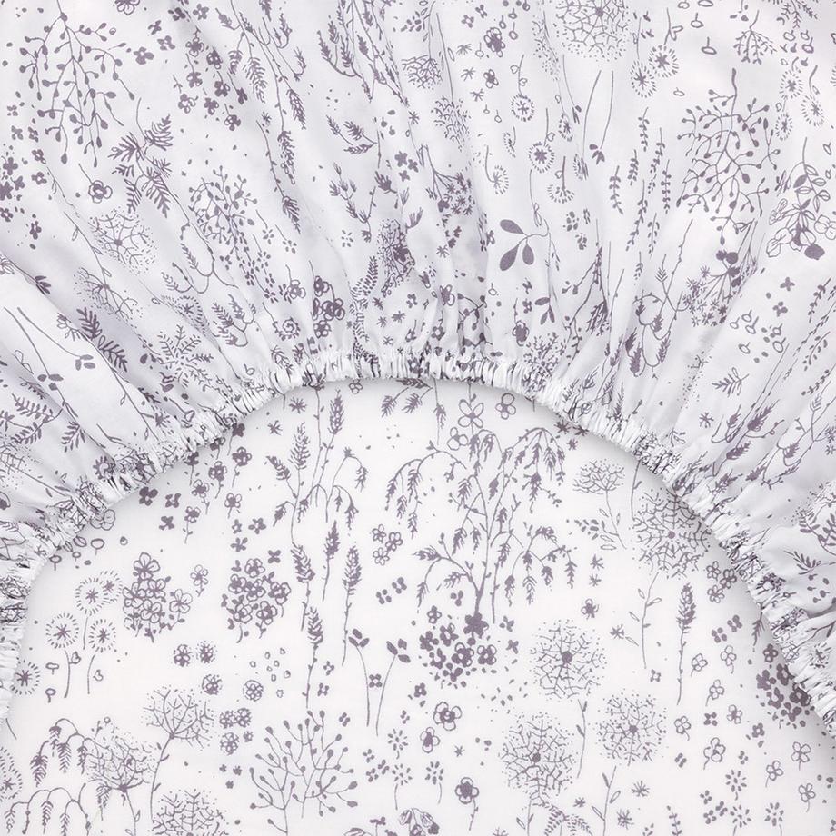 Yves Delorme Givre Drap-housse Motif Floral  