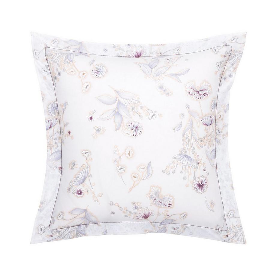 Yves Delorme Givre Blumen Kissenbezug  