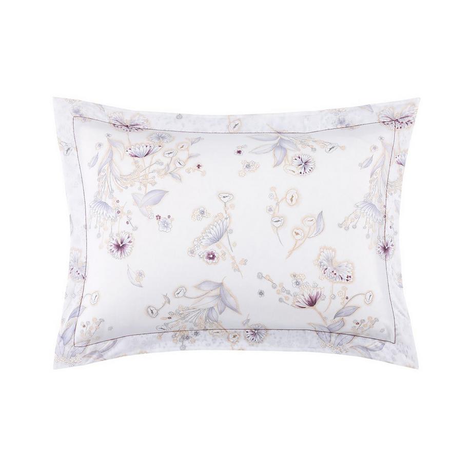 Yves Delorme Givre Blumen Kissenbezug  